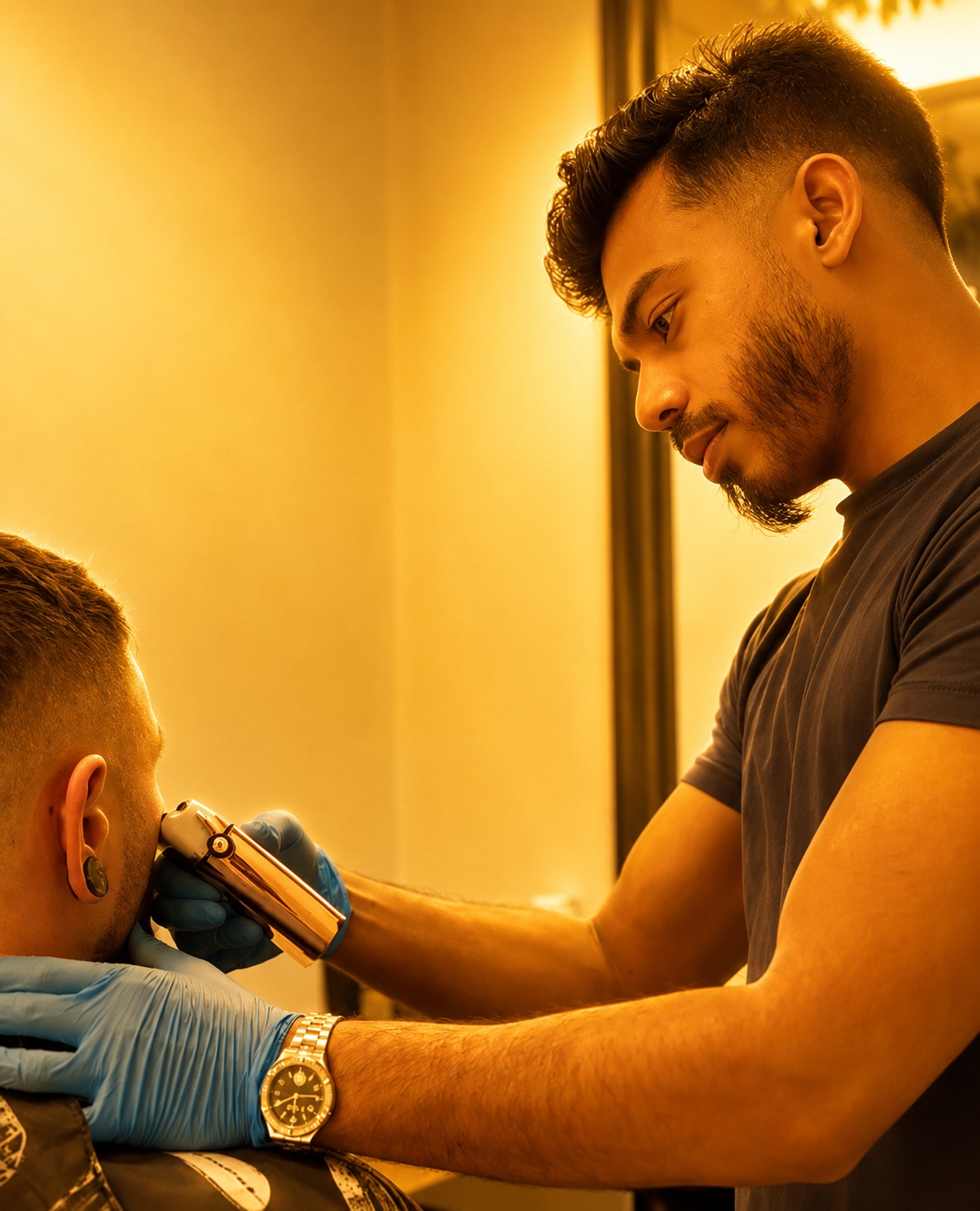 EMZ — master barber and owner of EMZ's Clipper, Aldgate