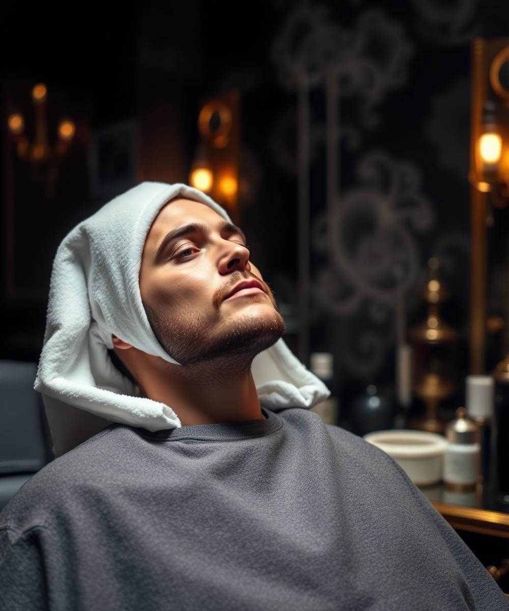 Hot-Towel Shave at EMZ's Clipper